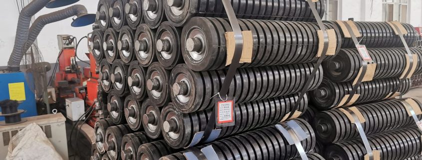 GRAM rubber-ring conveyor impact rollers