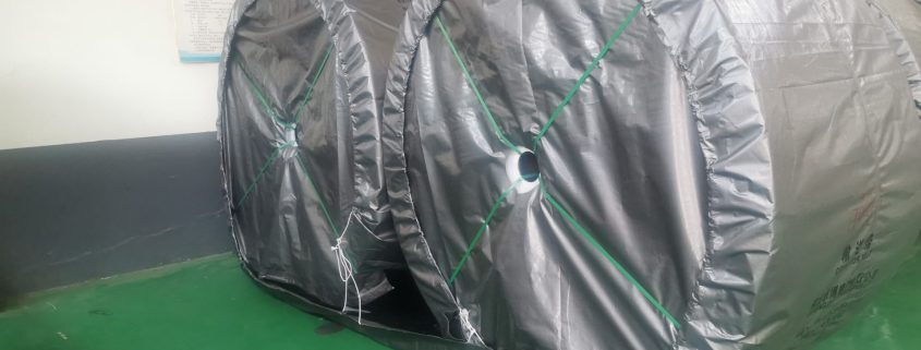 Wrapped GRAM belt rolls requiring identification of the actual supplied construction and form