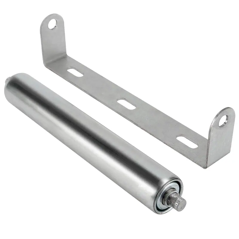 Rullo Trasportatore In Acciaio - Ø20mm, Asse A Molla, Lunghezza 250mm, Per Nastri Trasportatori - Foto 5