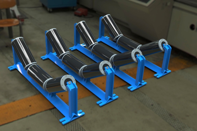 conveyor impact rollers material handling