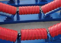 conveyor rubber ring impact roller
