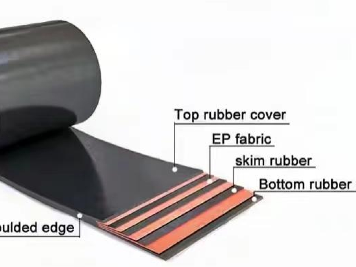 Belt Thickness Rubber Conveyor Belt Material Rubber Conveyor Belt 550 Mm Width, 10 Mm Thickness, 100 M Length, Black  Color Fire Resistant, Flat Belt Structure, Industrial Use At INR  In Ahmedabad, Gujarat Jvm Tech Eng
