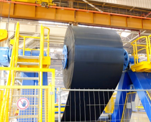 Conveyor belt production workshop
